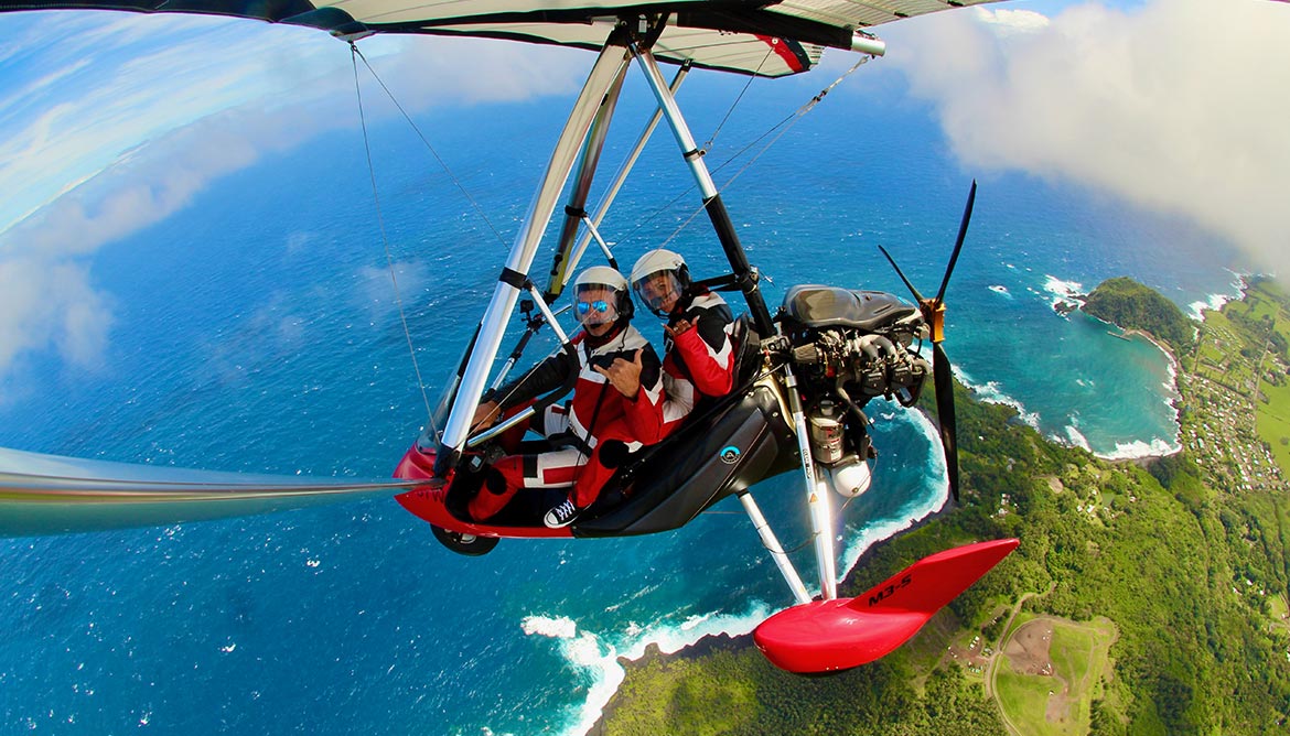 Hang Gliding Maui - Powered Hang Glider Flights in Maui, Hawaii